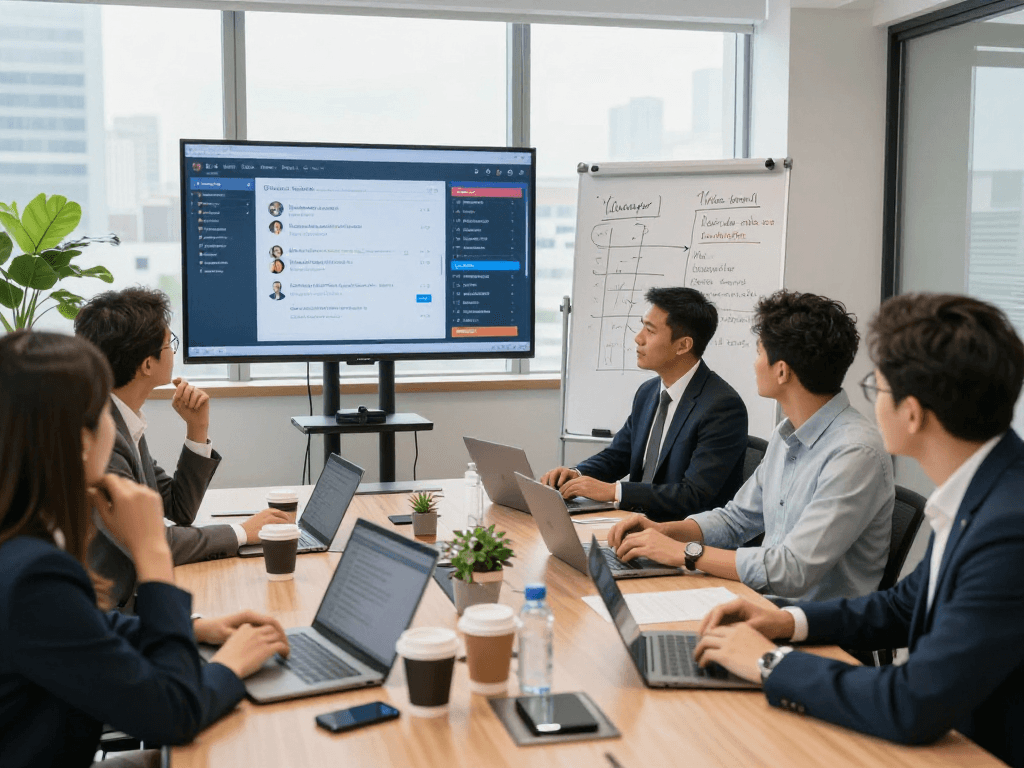 Political consultants strategizing on how to rank for your name in Google using voter data and analytics.